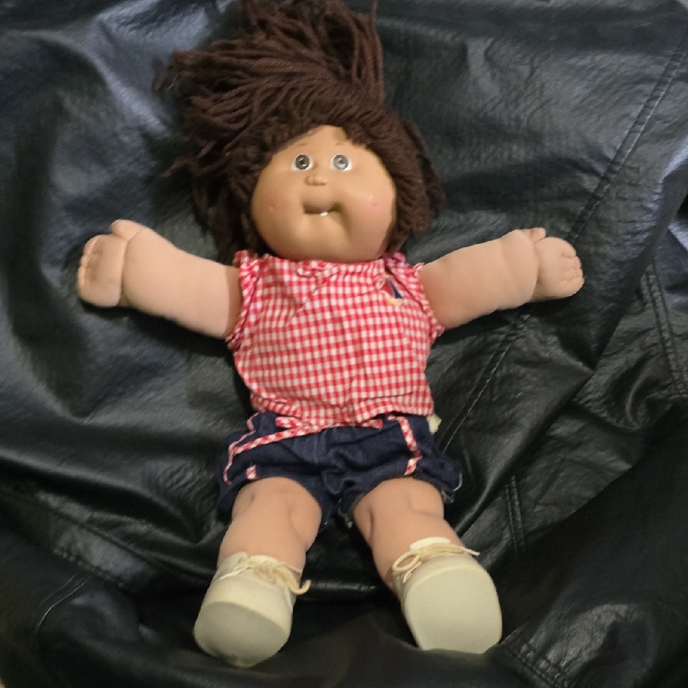 Cabbage Patch Doll with Brown Hair